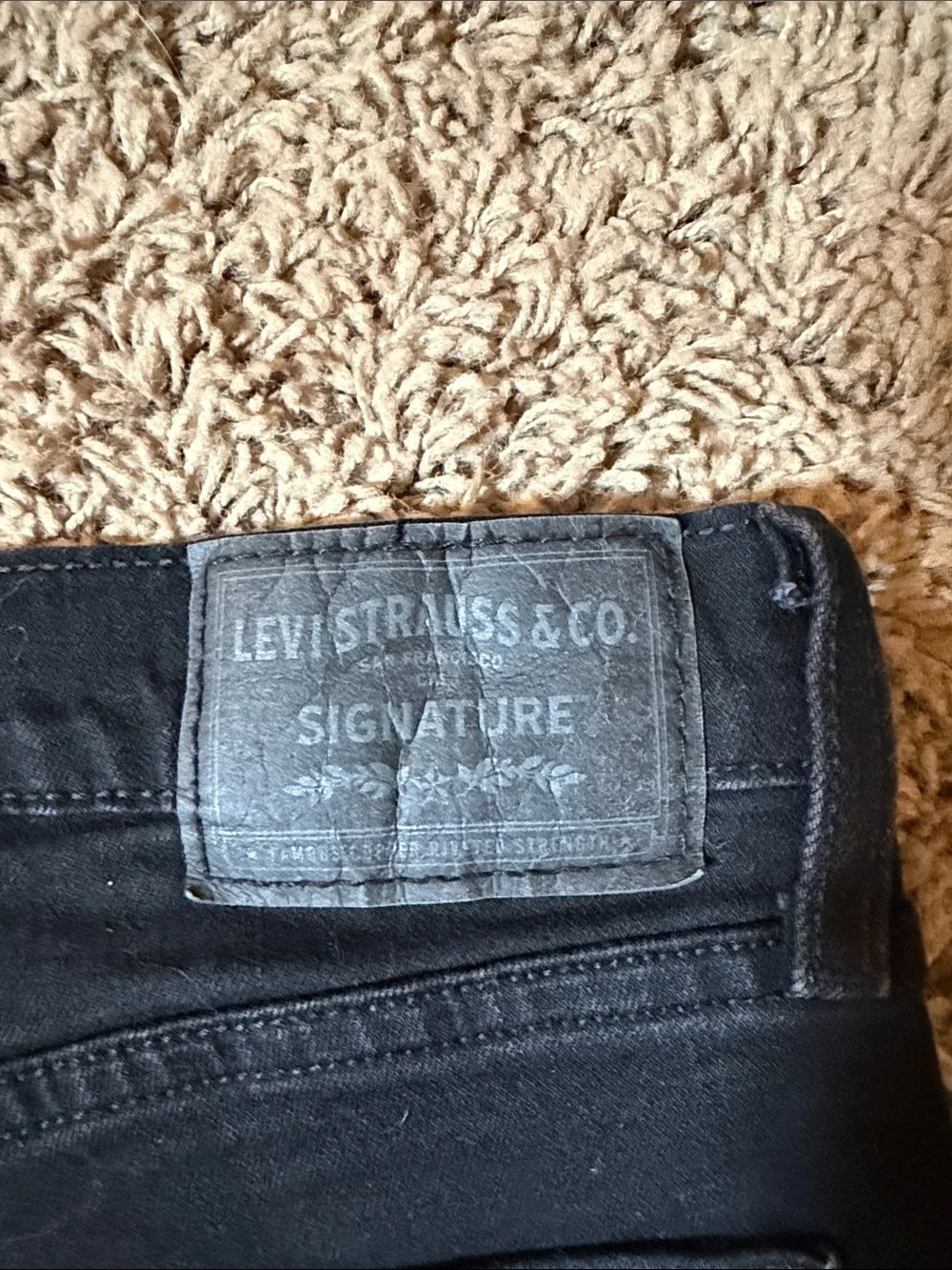Levi's Men's Black Slim Straight Jeans Size 32x30